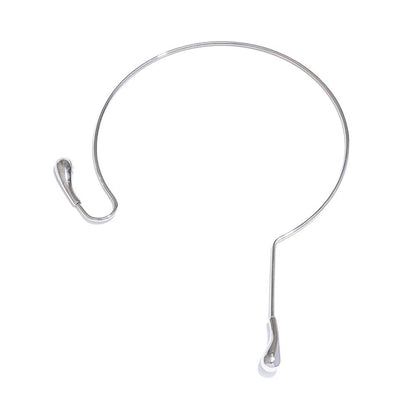 YH3794A Necklace Charm Jewelry - Stylish Unique Stainless Steel Open Torques Accessory - Touchy Style