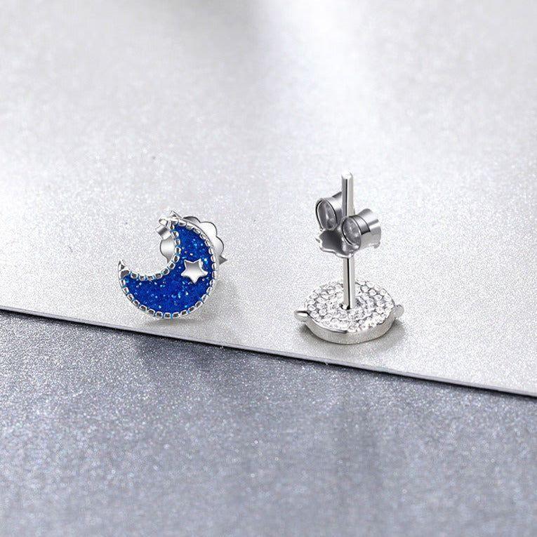 100% 925 Sterling Silver Earrings Charm Jewelry WOS49 Tiny Cartoon Earring - Touchy Style