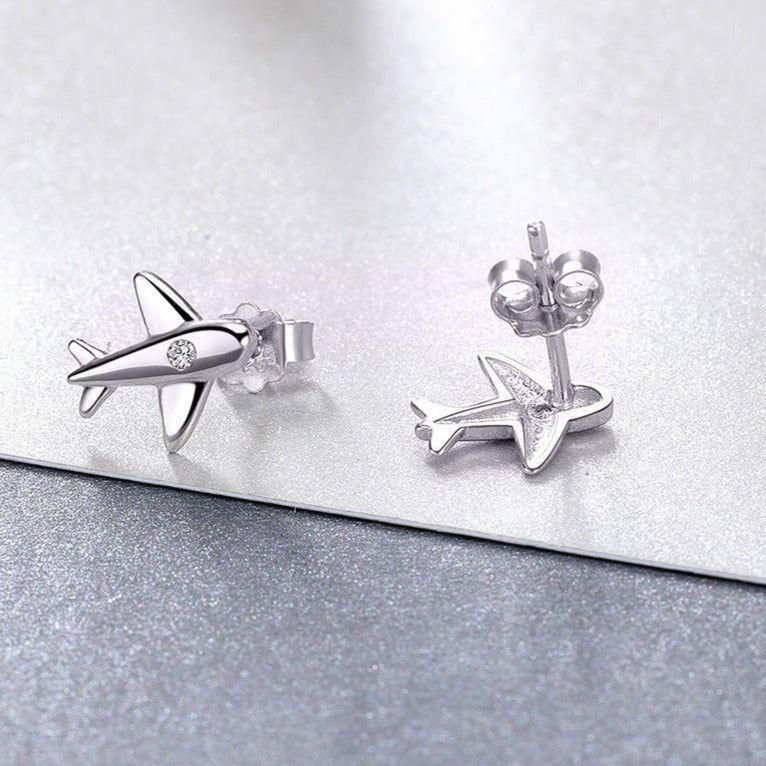 100% 925 Sterling Silver Earrings Charm Jewelry WOS49 Tiny Cartoon Earring - Touchy Style