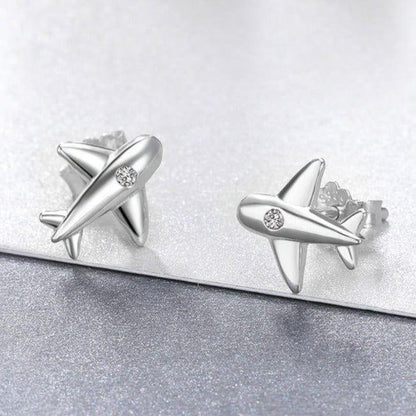 100% 925 Sterling Silver Earrings Charm Jewelry WOS49 Tiny Cartoon Earring - Touchy Style