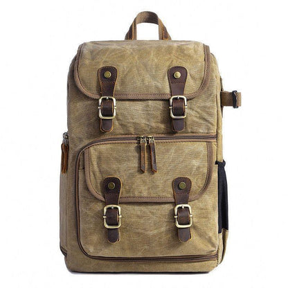 2021 Cool Backpacks Waterproof Canvas Leather Rucksacks Multifunction Fashion 