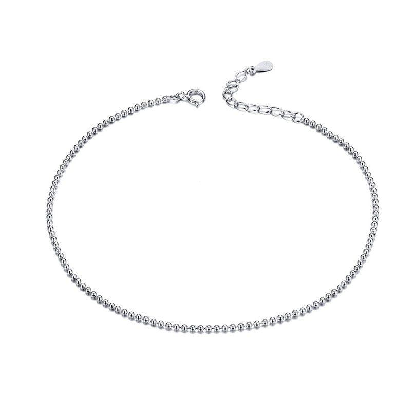 925 Sterling Silver - Anklet Charm Jewelry - Essential Bead - SCT002 - Touchy Style