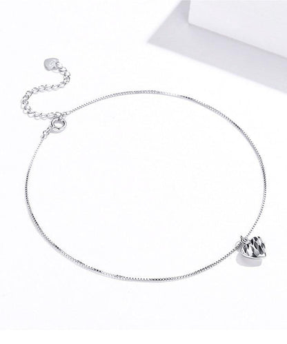 925 Sterling Silver - Anklet Charm Jewelry - Essential Bead - SCT002 - Touchy Style