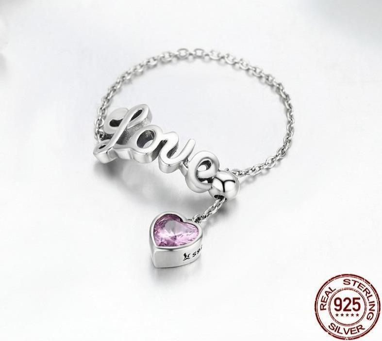 Alphabet S Charm 925 Sterling Silver Bracelet