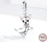 925 Sterling Silver Pendent Charm Jewelry Chihuahua Dog SCC1317 - Touchy Style