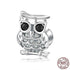 925 Sterling Silver Pendent Charm Jewelry Owl 