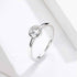 Basic Clear Zirconia Finger Ring Charm Jewelry 925 Sterling Silver RCJRTY53 - Touchy Style