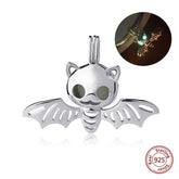 Bat Pearl Pendant Charm Jewelry - JOS0340 - Without Chain - Touchy Style