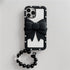 Big Bowknot Cute Phone Cases With beads Lanyard For iPhone 14 13 12 11 Pro XS Max XR X SE 2020 7 8 Plus - Touchy Style