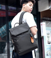 Black Cool Backpacks VCES0400 Laptop Waterproof Backpack - Touchy Style .