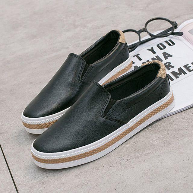 Black Loafers Women&