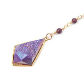 Bohemia Purple Crystal NKS211 Long Necklaces Charm Jewelry - Touchy Style