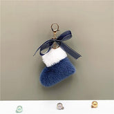 Boots Unique Keychains - Cute Bow Pendant - Cartoon Plush Ring - Touchy Style