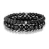 Bracelet Charm Jewelry 4Pcs/Set Hematite Slim Beaded Bangles For Women & Men - Touchy Style