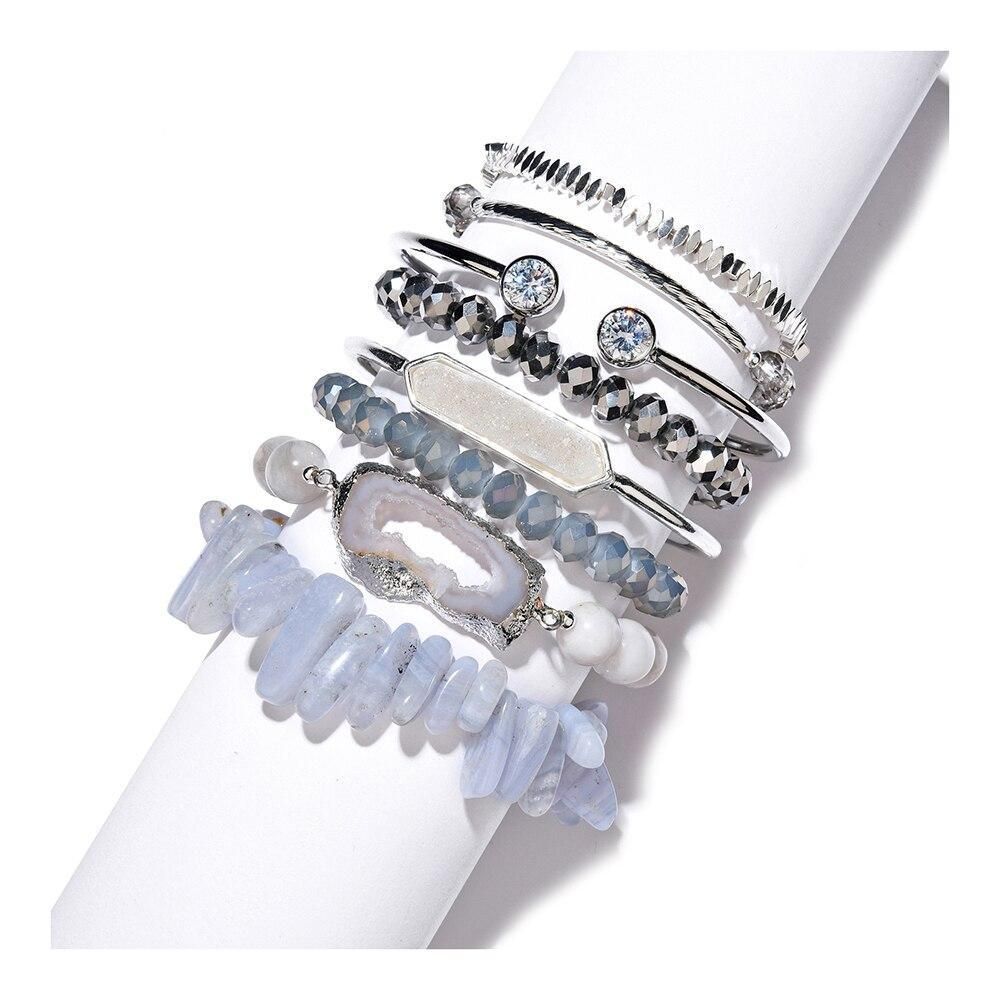 Buy 3PCS/Set Fashion Jewelry Corn Chain Bracelet - Gold/Silver/Rose Gold  Plated Charm Bracelet for Women Stretch Crystal Multilayer Bracelet Charm  Bangles Online at desertcartINDIA