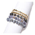 Bracelet Charm Jewelry Set Natural Semi-precious Stone Elegant Cut Crystal - Touchy Style