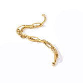 Bracelet Charm Jewelry Stainless Steel Chain Metal Texture YH1800A - Touchy Style .