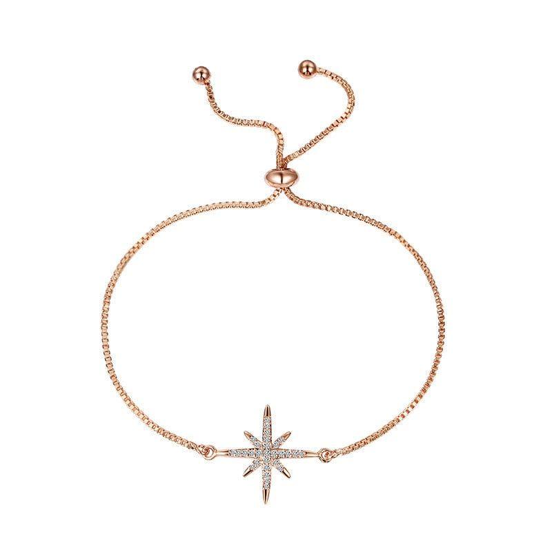 Bracelet Charm Jewelry Trendy Crystal Star Simple Elegant Adjustable Bracelet 2021 - Touchy Style