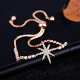 Bracelet Charm Jewelry Trendy Crystal Star Simple Elegant Adjustable Bracelet 2021 - Touchy Style .