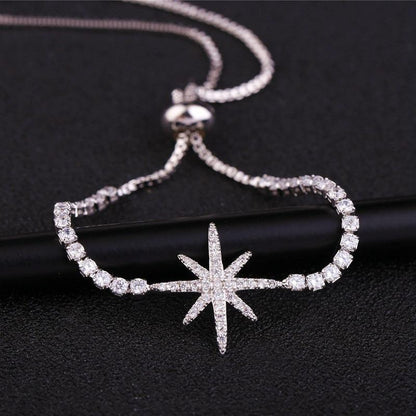 Bracelet Charm Jewelry Trendy Crystal Star Simple Elegant Adjustable Bracelet 2021 - Touchy Style