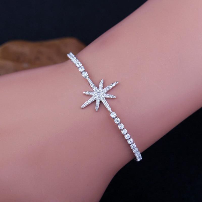 Bracelet Charm Jewelry Trendy Crystal Star Simple Elegant Adjustable Bracelet 2021 - Touchy Style