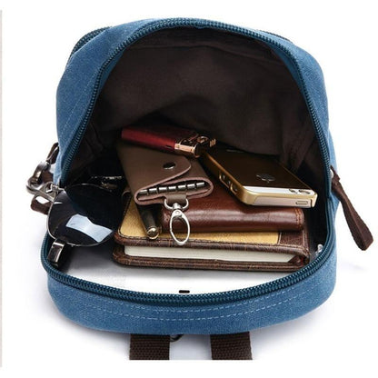 Canvas Korean Style Mini Cool Backpacks For Women&