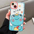 Cartoon Panda Transparent Cute Phone Cases For Galaxy S22 S21 S20 S10 FE Plus Note 10 20 Ultra - Touchy Style