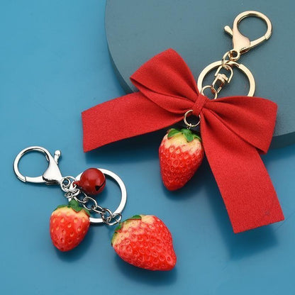 Cartoon Strawberry Unique Keychains - K4206  - Touchy Style