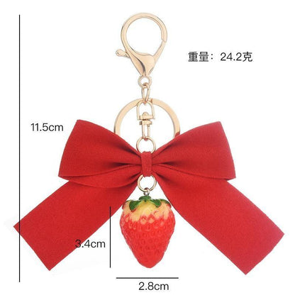 Cartoon Strawberry Unique Keychains - K4206  - Touchy Style