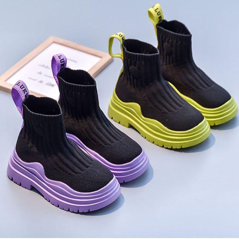 Children Casual Shoes For Girls GCCSZX52 Ankle Boots Kids Sneakers - Touchy Style