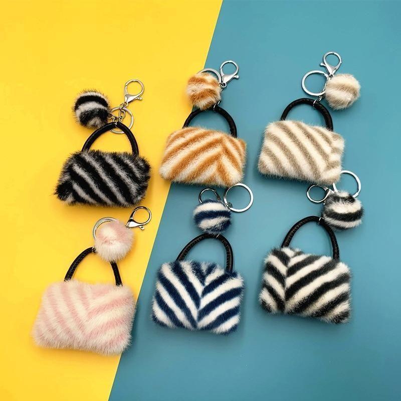 Coin Purse Unique Keychains - Bag Shape K4178 - Touchy Style