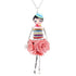 Colorful Crystal Handmade French Doll Necklace Charm Jewelry BOS0325 - Touchy Style