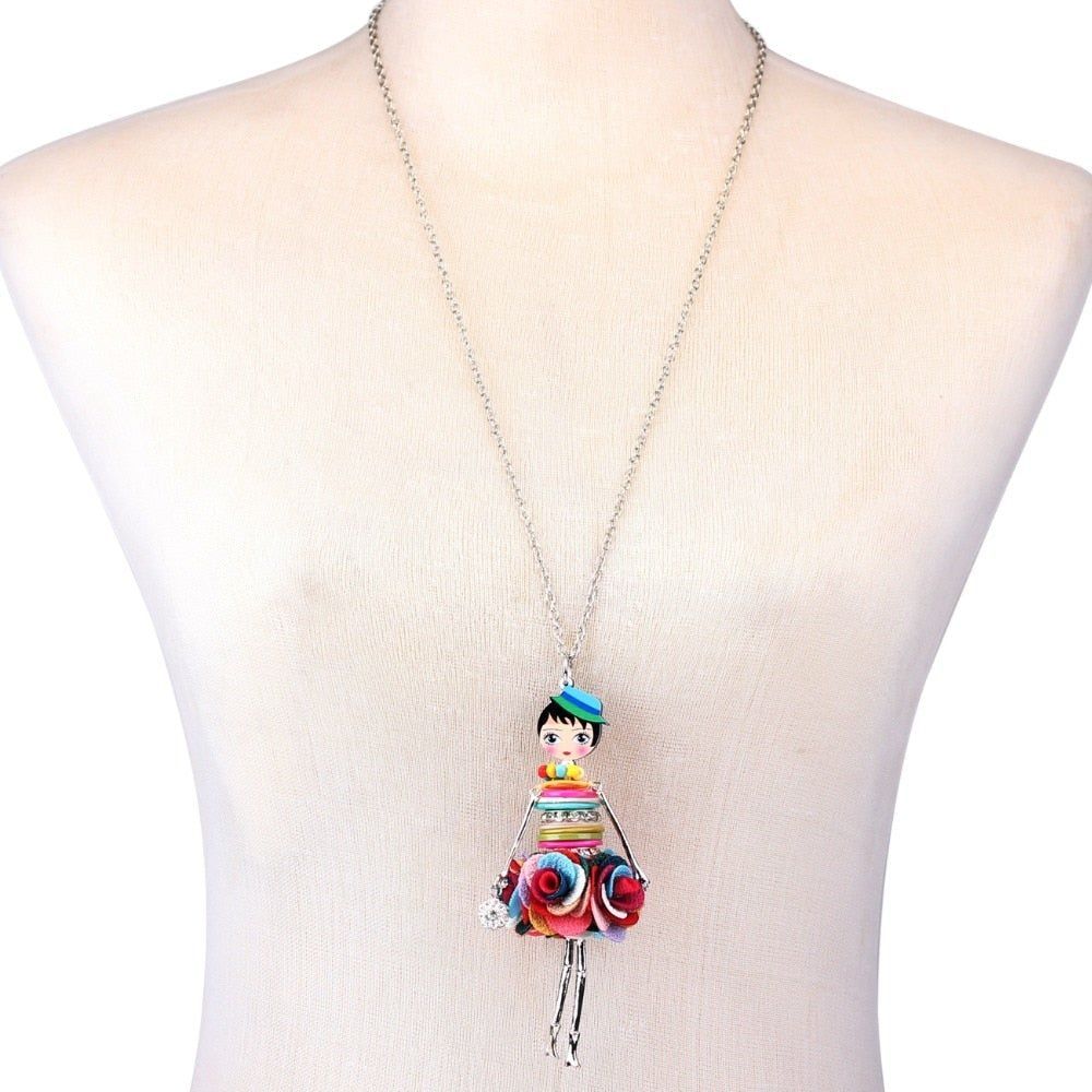 Shiny Skateboard Cartoon Doll Pendant Necklace Gold Color Iced Out Colorful  Cubic Zircon Men's Hip Hop Jewelry Choker Gifts | Wish