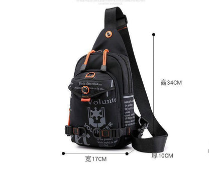 Cool Backpack CBZS43 Cross Body Chest Bag Travel Casual Shoulder Bag - Touchy Style