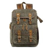 Cool Backpacks - Canvas Leather Rucksacks - Multifunction Fashion - CB001 - Touchy Style