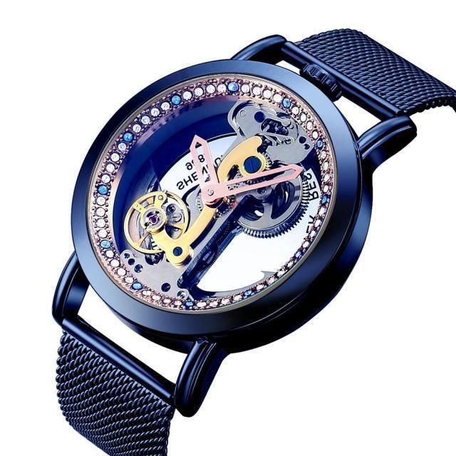 Transparent Automatic Mechanical Watch | Men Wristwatch Mechanical  Transparent - Mechanical Wristwatches - Aliexpress