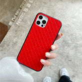 Crocodile Leather Cute Phone Cases For iPhone 11 12 Mini Pro XS MAX XR X 7 8 Plus SE 2020 - Touchy Style .