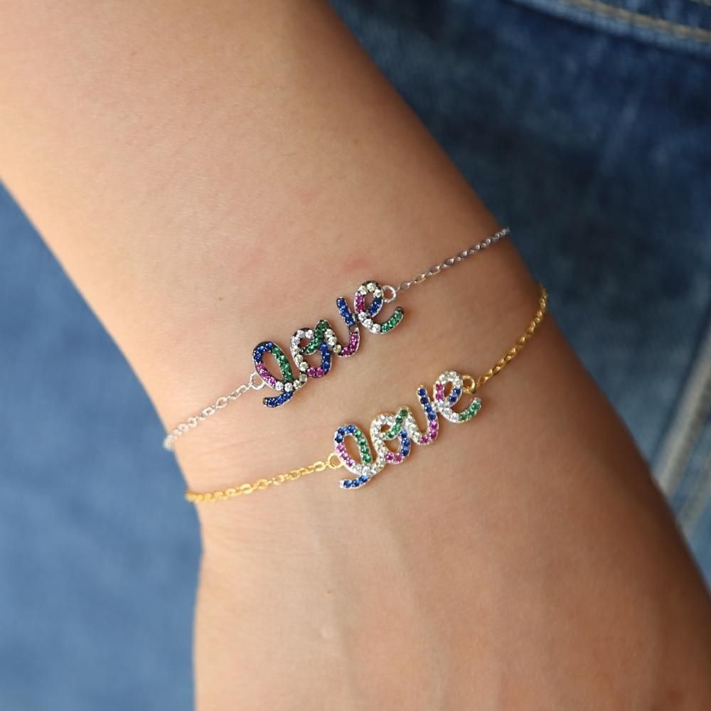 Cheap Wanixm Customized Name Bracelet Women Gold Stainless Steel Adjustable  Stretch Arabic Letter Personalized Bracelets Jewelry | Joom
