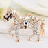 Crystal Rhinestone Horse Unique Key Chain C4616 - Touchy Style