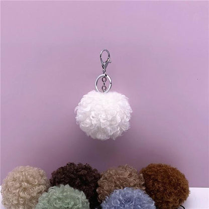 Curly cute Doll Unique Keychains - Plush Pom-Pom - k4212 - Touchy Style