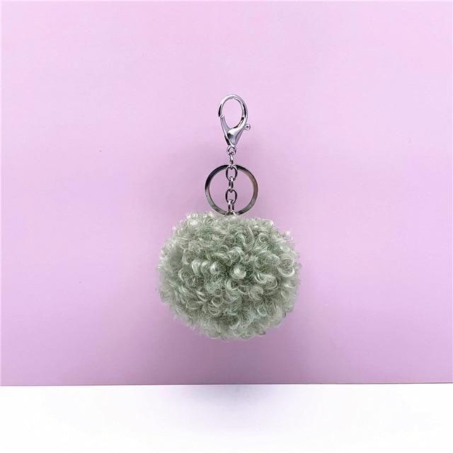 Curly cute Doll Unique Keychains - Plush Pom-Pom - k4212 - Touchy Style