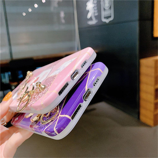 Creative Brick Chocolate Wrist Ring Case for iPhone 13 Pro Max Back Phone  Cover for 12 11 Pro Max X XS XR 8 7 Plus SE 2020 Capa
