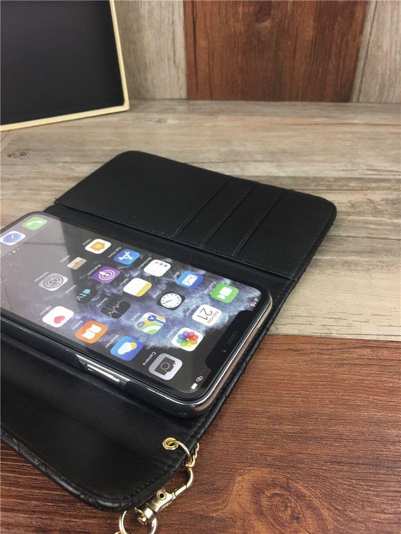 Cute Phone Cases For iPhone 13 12 Mini 11 Pro XS MAX X XR 6S 7 8 Plus SE Leather Wallet - Touchy Style