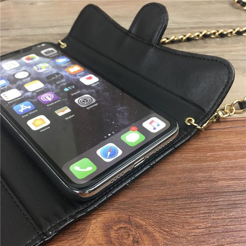 Cute Phone Cases For iPhone 13 12 Mini 11 Pro XS MAX X XR 6S 7 8 Plus SE Leather Wallet - Touchy Style