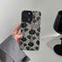 Cute Rose Pattern Leather Phone Case for iPhone 7, 8 Plus, X, XS Max, XR, 11, 12, 13, 14 Pro Max, and 14 Plus - Touchy Style