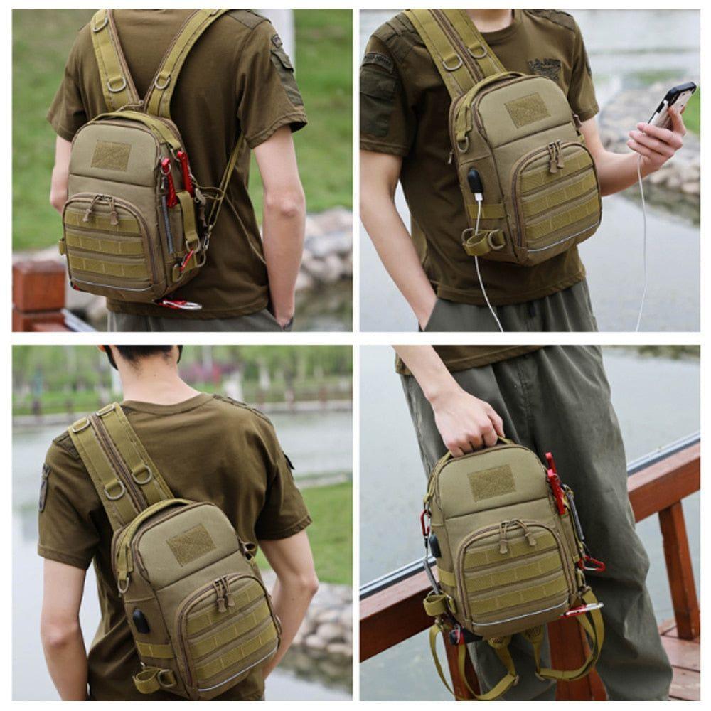 Daypack Outdoor Military Shoulder Bag Sports Climbing Cool Backpack MCBLTS56 - Touchy Style