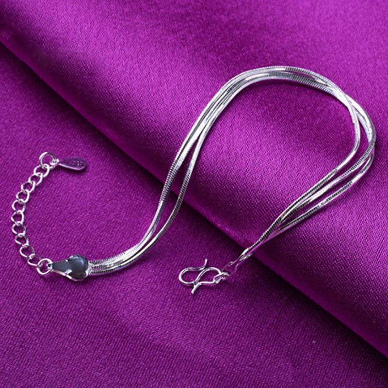 Double Layer Anklet Charm Jewelry Simple - X9SS0146 - Touchy Style