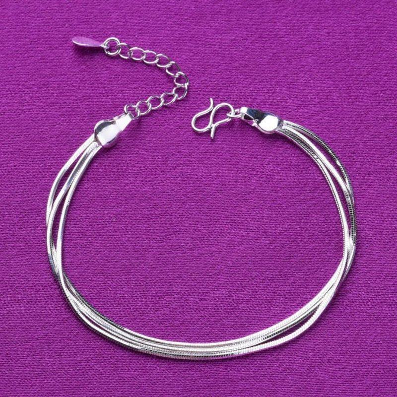 Double Layer Anklet Charm Jewelry Simple - X9SS0146 - Touchy Style