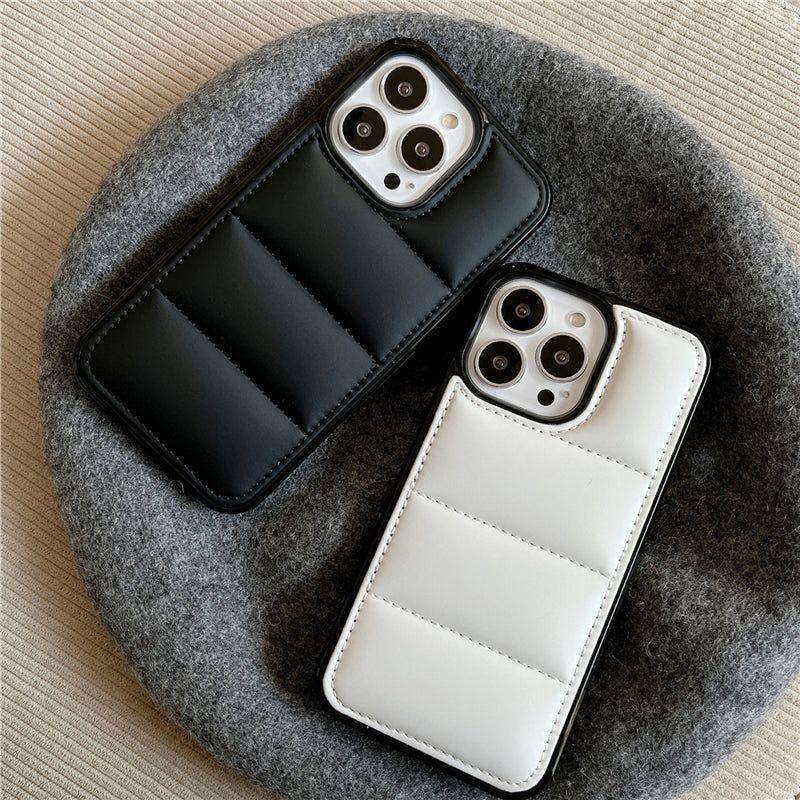 Down Jacket Cute Phone Cases For iPhone 14 13 Pro Max X XS Max XR 11 12 13 Pro Max - Touchy Style