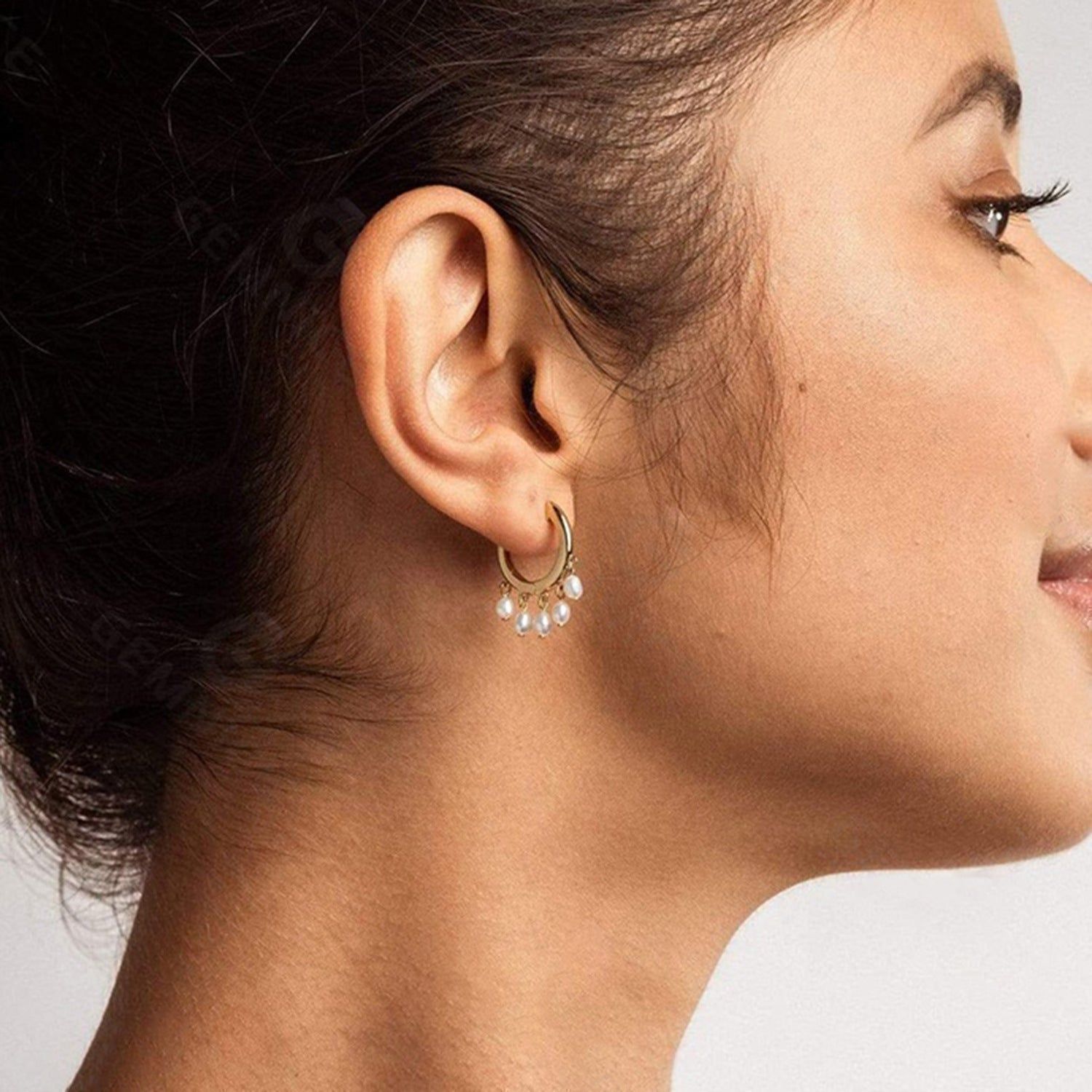 Astral Star Charm Drop Huggie Earrings Silver - Women's Jewellery | Saint +  Sofia® USA
